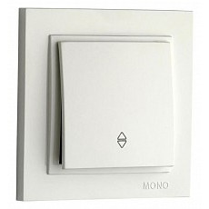 Выключатель проходной одноклавишный mono electric despina 102-252525-109